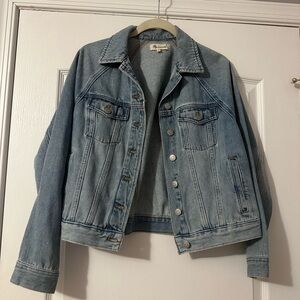 Madewell Cropped Denim Jacket S